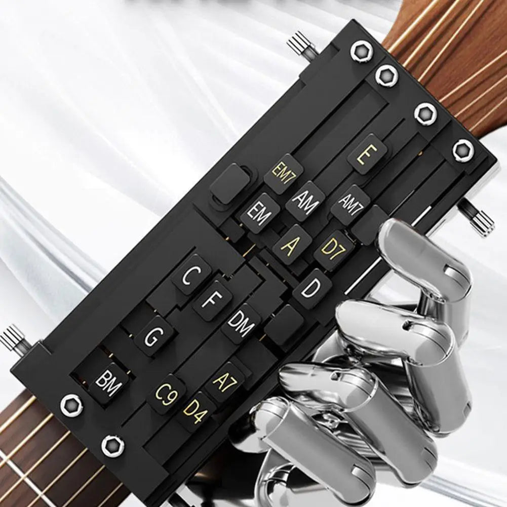 Portable Guitar Chord Trainer – One-Touch Learning Aid