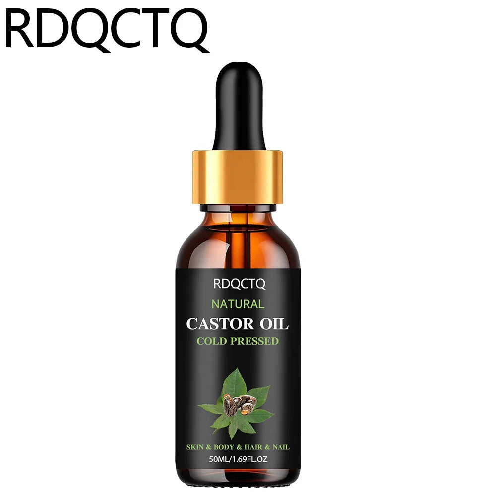 Organic Cold Pressed Castor Oil – Natural Carrier Oil for Skin & Hair