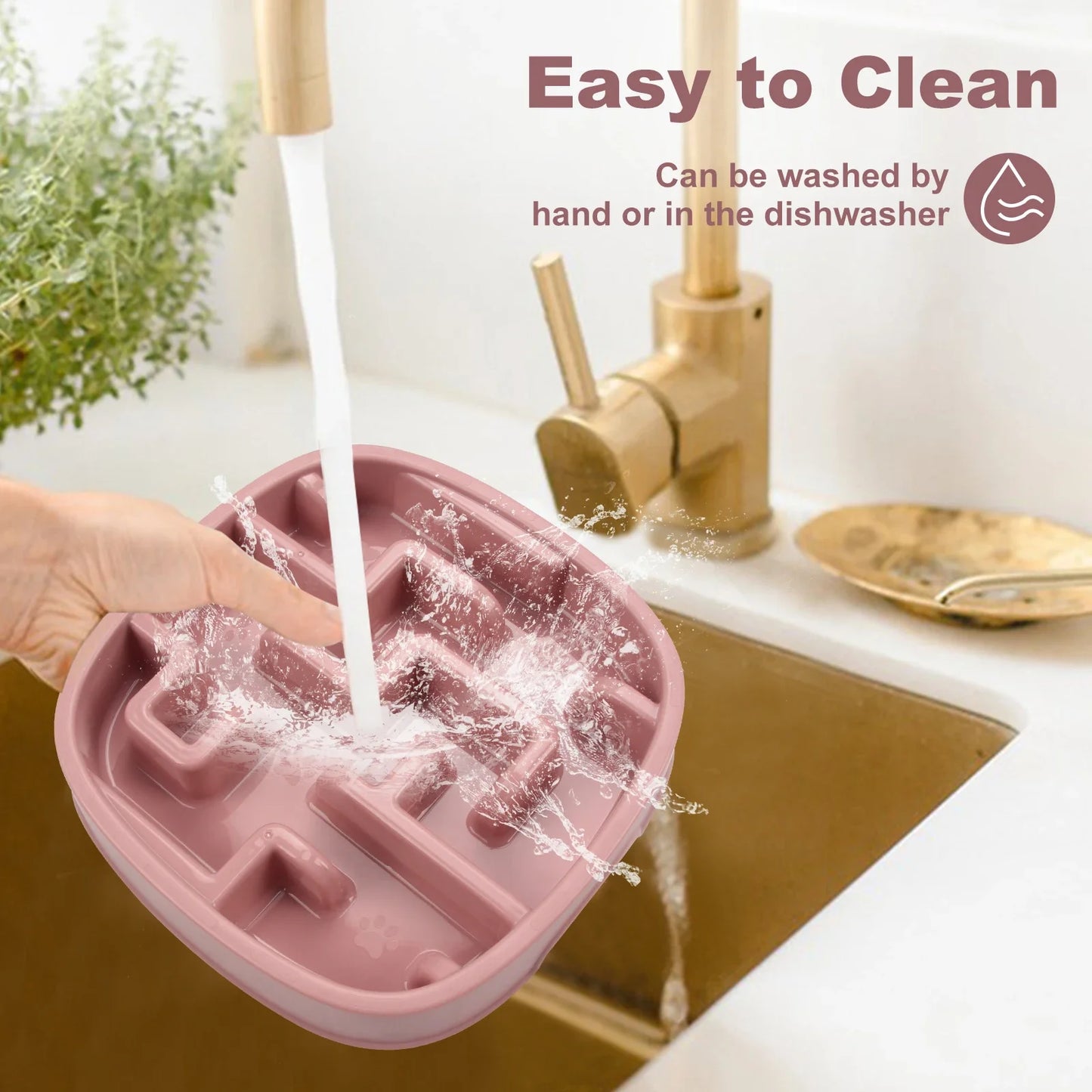 Slow Feeder Bowl for Dogs & Cats | Maze Anti-Choke Dish