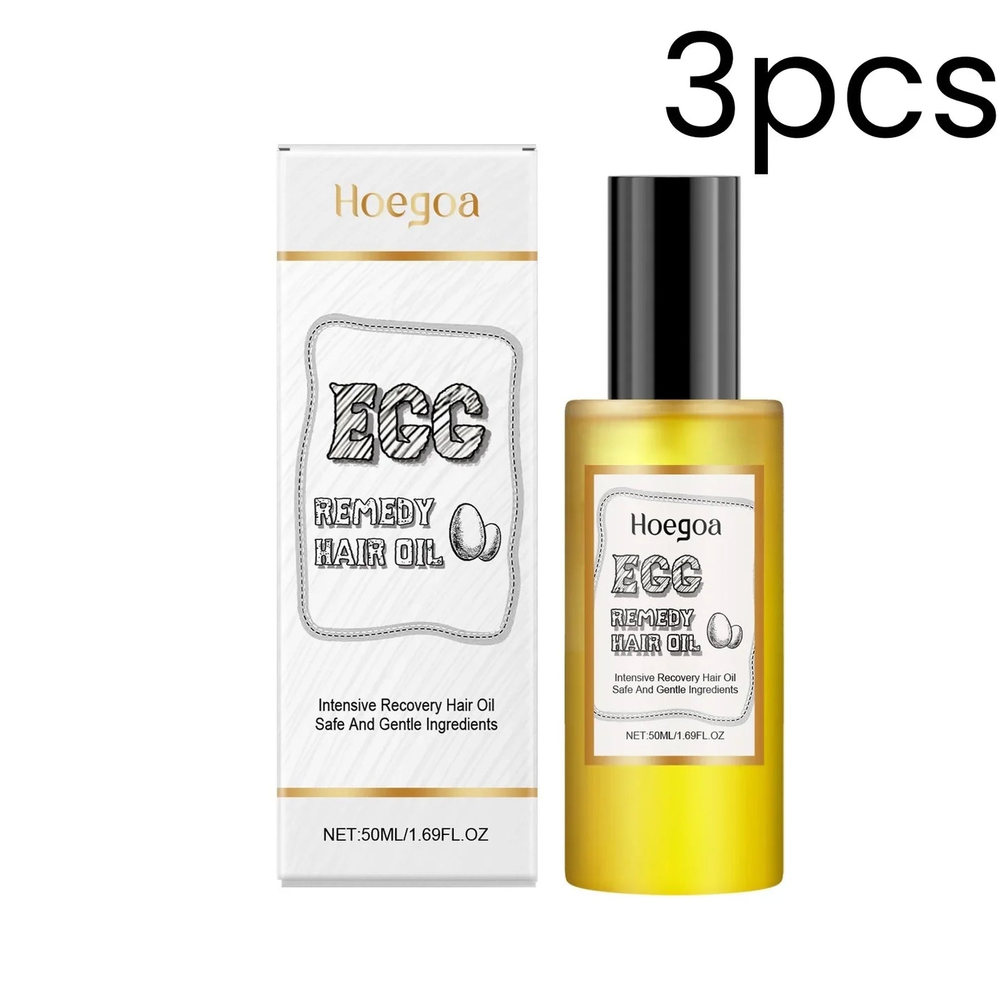 Hoegoa Egg Remedy Hair Oil – Frizz Repair & Nourishing 50ml