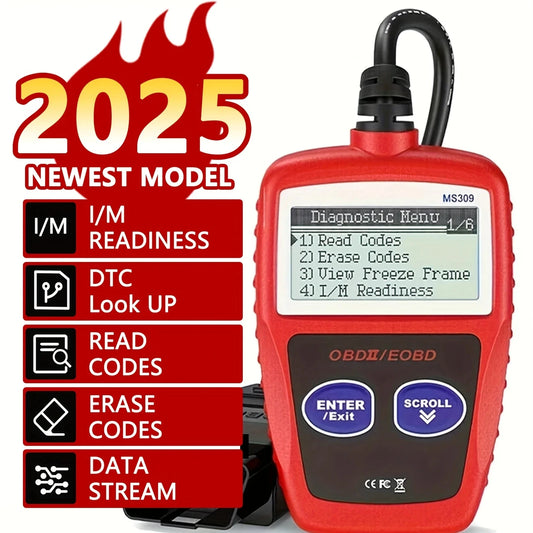 MS309 OBD2 Scanner – Check Engine Code Reader Tool