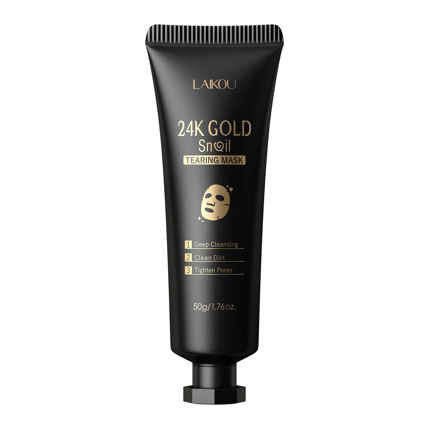 LAIKOU 24K Gold Snail Peel Off Mask – Blackhead Remover 50g