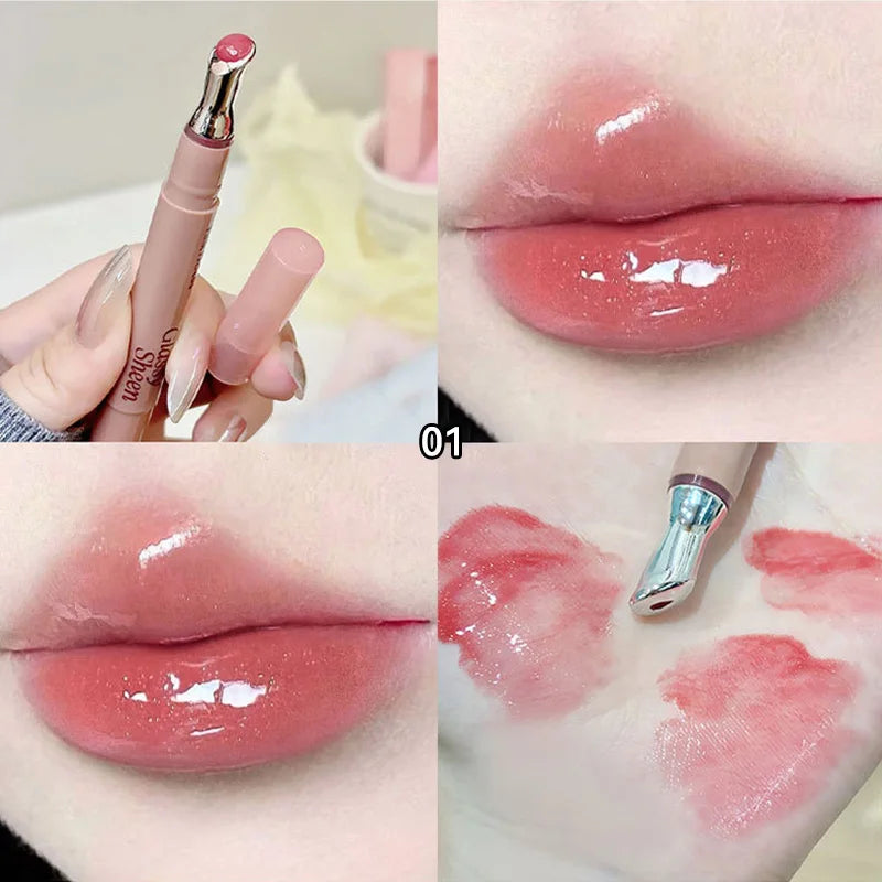 Pinkyfocus Moisturizing Lip Gloss | Non-Sticky Water-Glass Finish