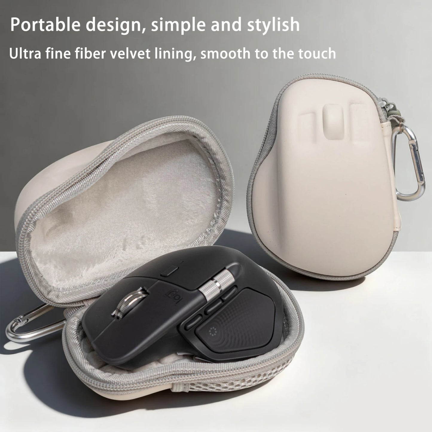 Integrated Organizer Hard Carrying Case For Logitech MX Master 4/3S Wireless Mouse All-Round Shock & Splash Protection Peaceful Pleasures Health and Wellness
