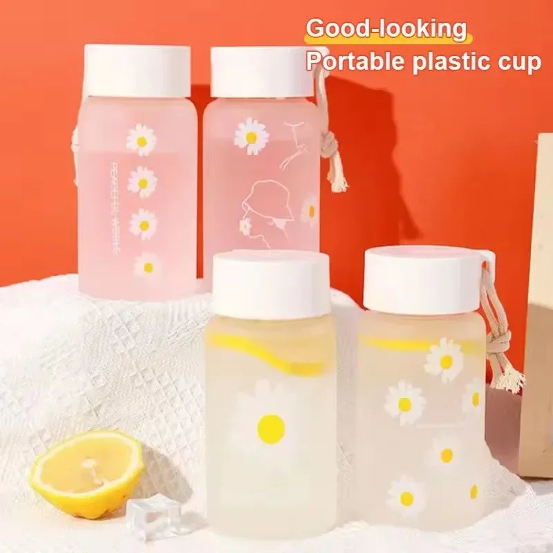 Daisy Frosted BPA-Free Kids Travel Water Bottle 500ml