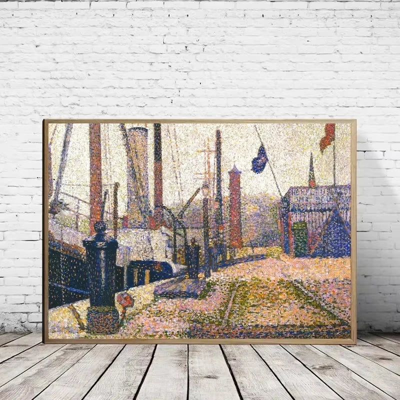 Georges Seurat Sunday Afternoon Canvas Print | Wall Art Décor Canvas Art Print Peaceful Pleasures Health and Wellness