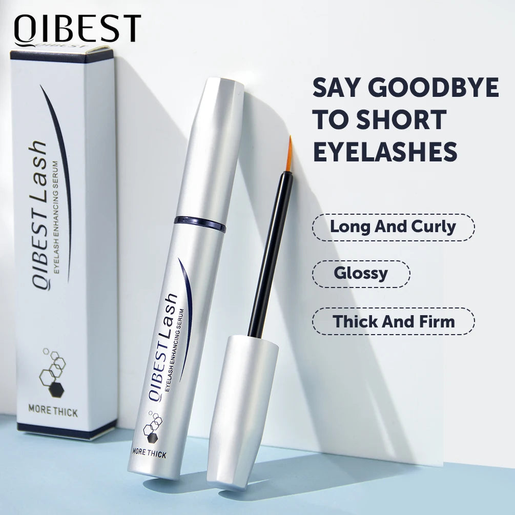 QIBEST Eyelash Growth Serum Moisturizing Liquid Eyelashes Enhancer Lengthening Makeup Fuller Longer Eye Lashes Serum Cosmetics Peaceful Pleasures Health and Wellness