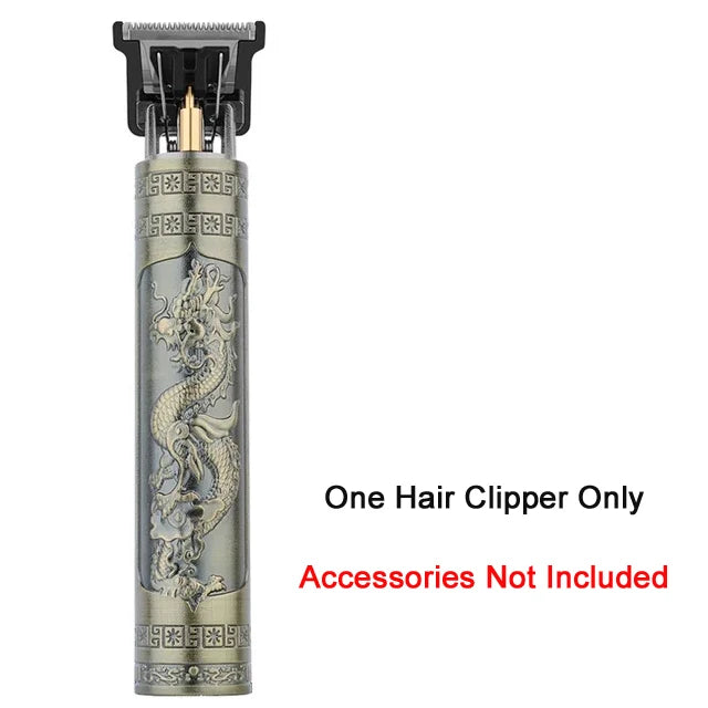 USB Fast Charging Hair Cutting Vintage T9 Professional Carving Hair Clipper Rechargeable Carving Hair Cutting Machine For Men Peaceful Pleasures Health and Wellness X-BronzeDragon