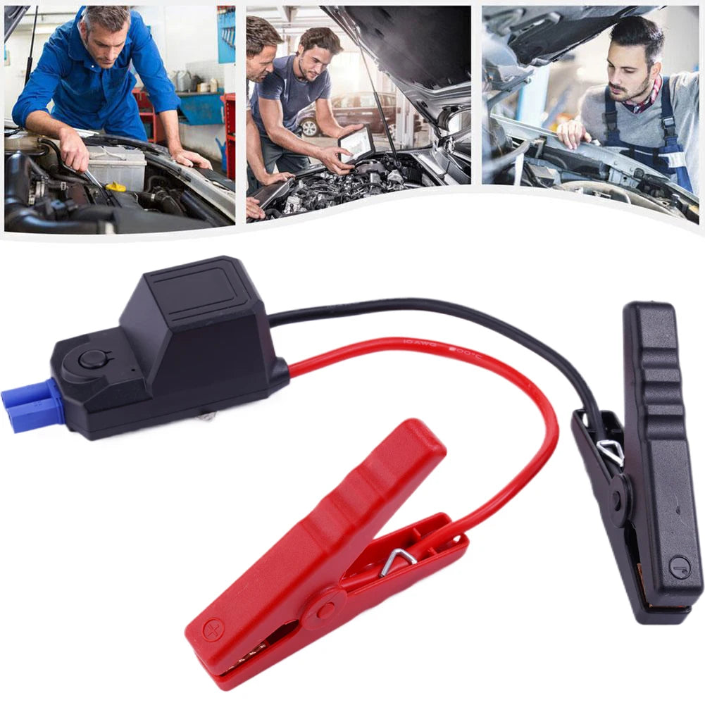 12V Jump Starter Alligator Clip For Car Trucks Emergency Battery Jump Cable Clamps With EC5 Plug Connector Car Accessories Peaceful Pleasures Health and Wellness