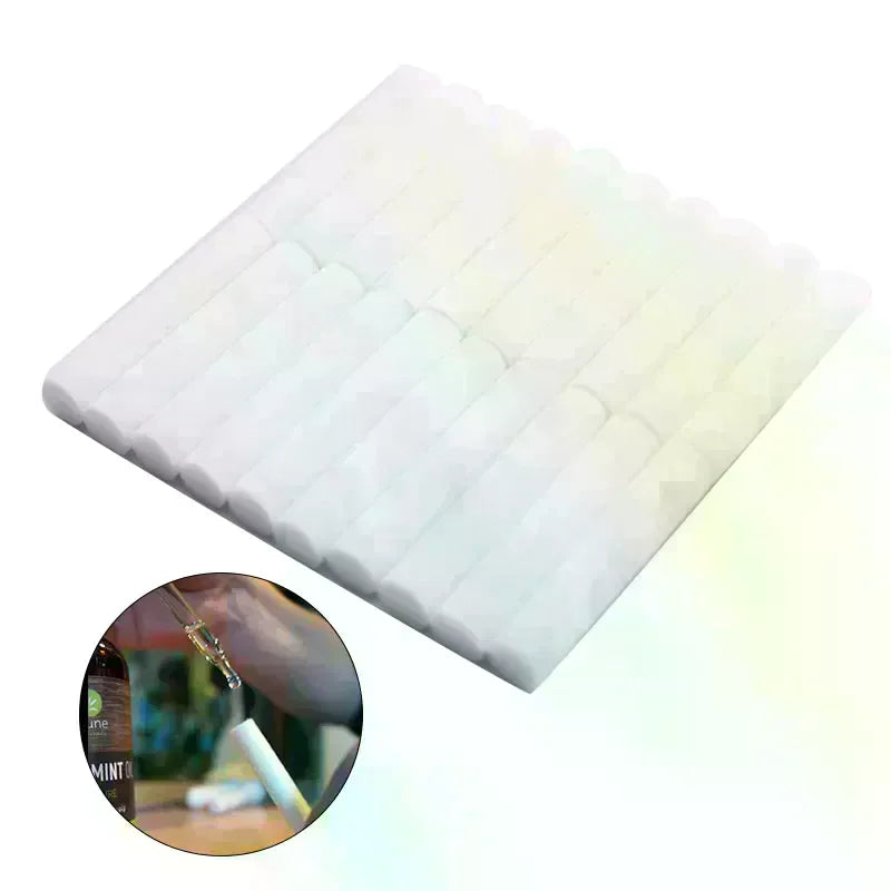 20Pcs Aromatherapy Inhaler Refill Wick Stick Package,Nasal Inhaler Replacement Peaceful Pleasures Health and Wellness