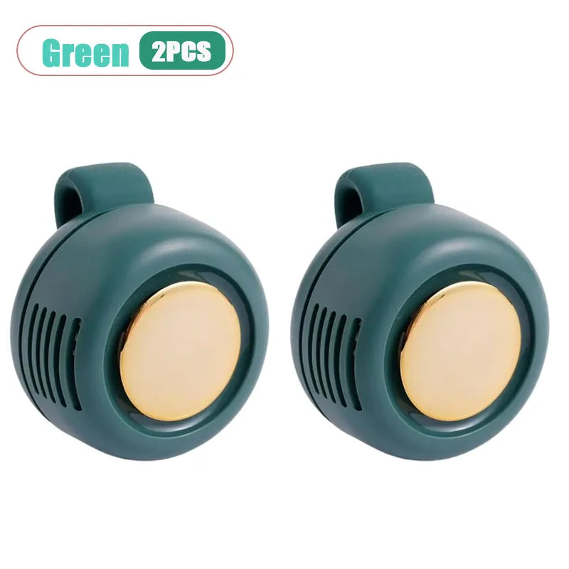 Clip-On USB Mini Bladeless Fan | 3-Speed Portable Travel Fan