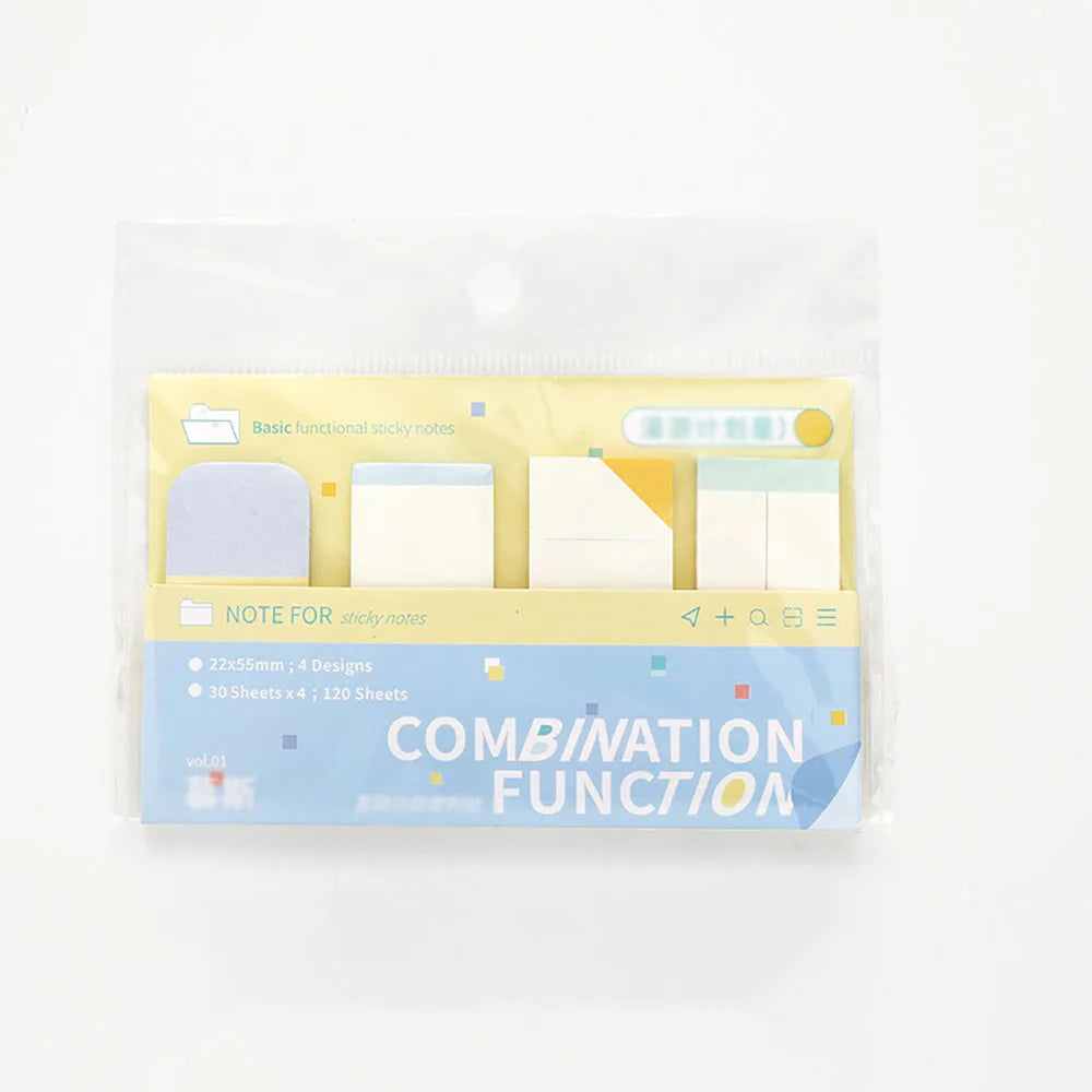 120 Sheets Combination Sticky Notes Roaming Plan Star Schedule