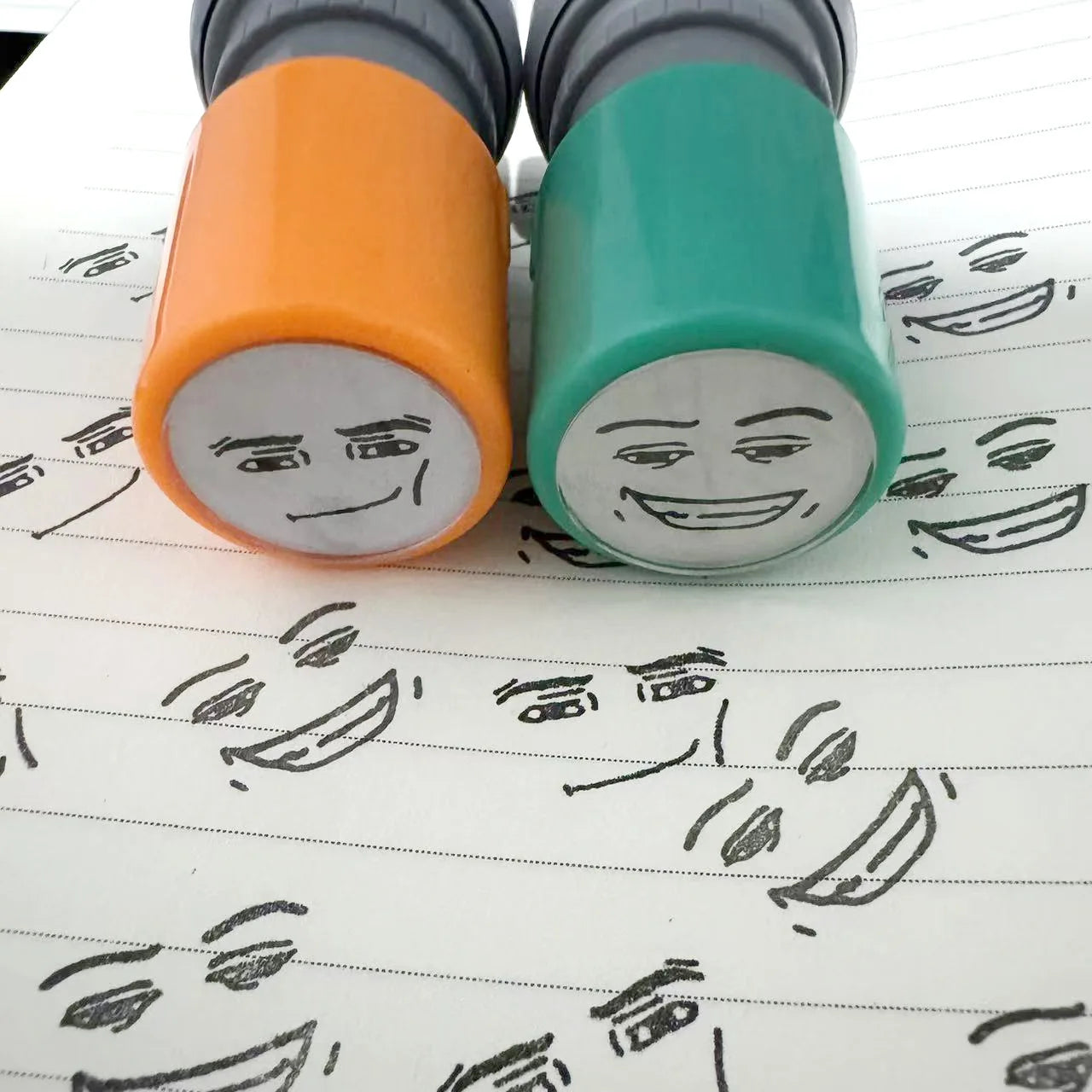 Anime Emotion Ink Stamp – Fun Novelty Seal Kids Craft Toy