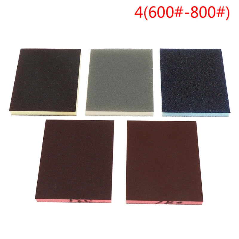 2-Pack Sanding Sponge Block Pads | Abrasive Polishing Set