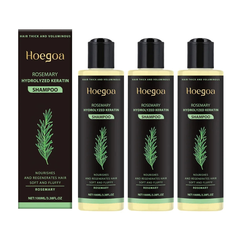 Rosemary Hair Growth Shampoo – Anti-Dandruff & Volumizing Peaceful Pleasures Health and Wellness 3pcs