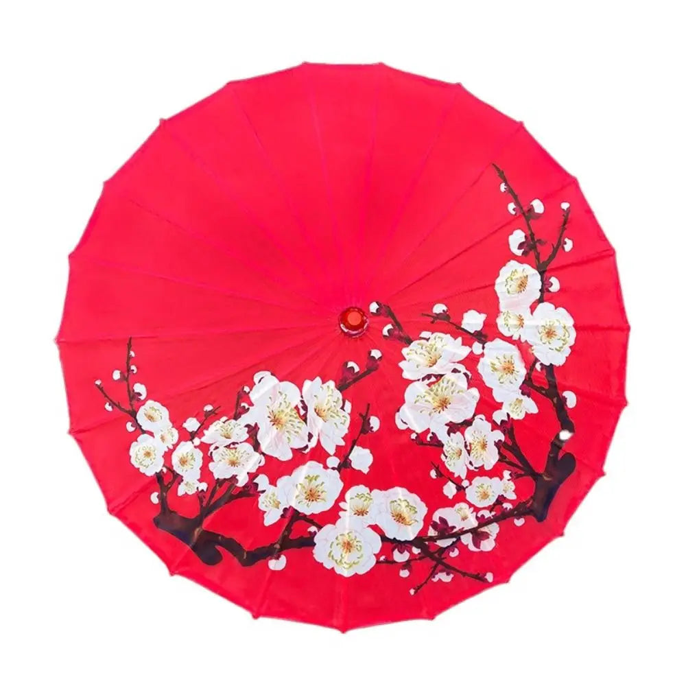 Handmade Chinese Silk Parasol | Decorative Dance Umbrella