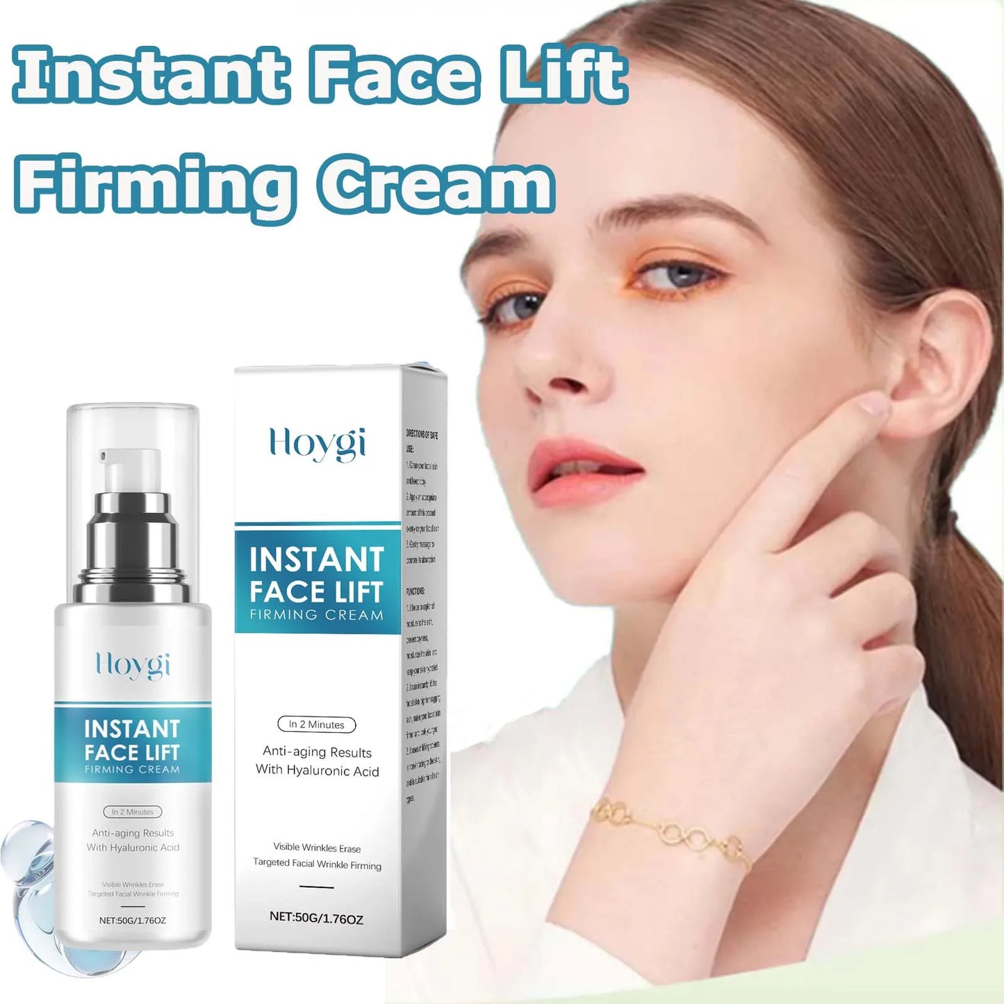 Hyaluronic Acid Face Lifting Cream – Firming & Hydrating 50g