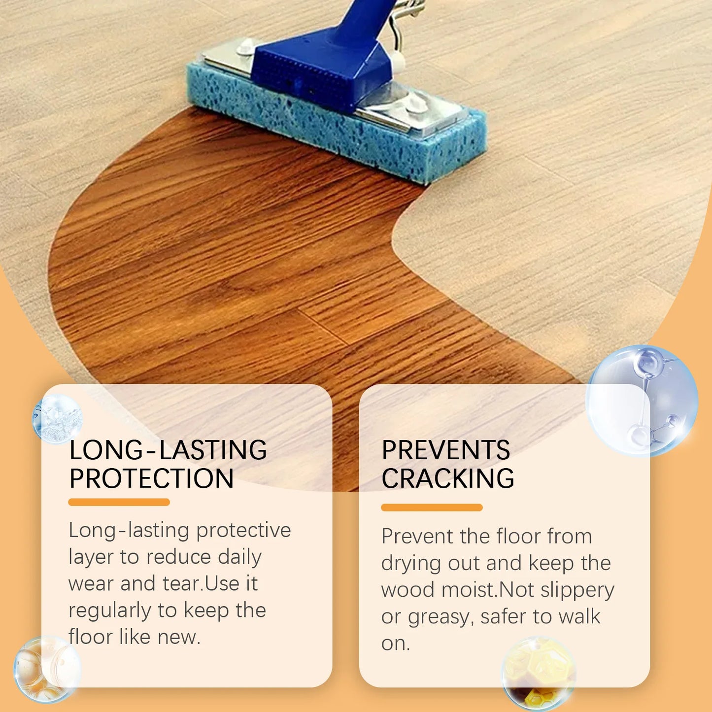 Jakehoe Wood Floor Cleaning & Polishing Spray | Beeswax