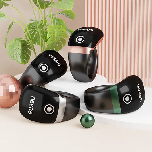 Touch Count Smart Ring App Time Reminder Button Smart Counting Ring Peaceful Pleasures Health and Wellness