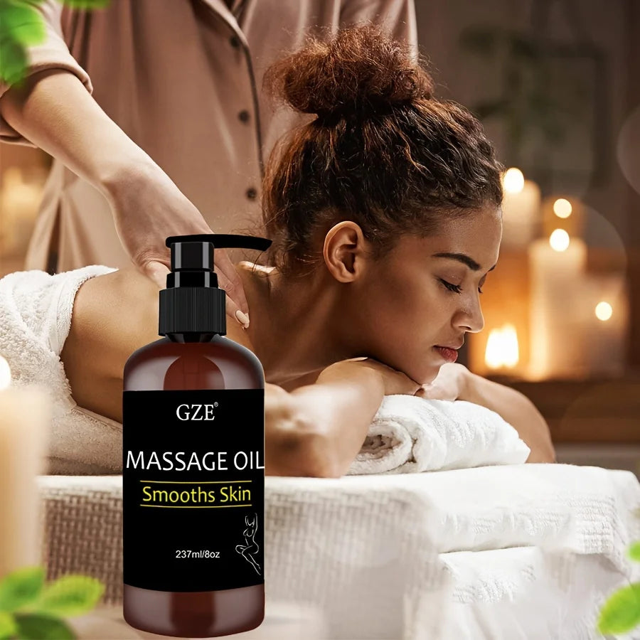 GZE Collagen & Stem Cell Body Massage Oil – Firming Moisturizer