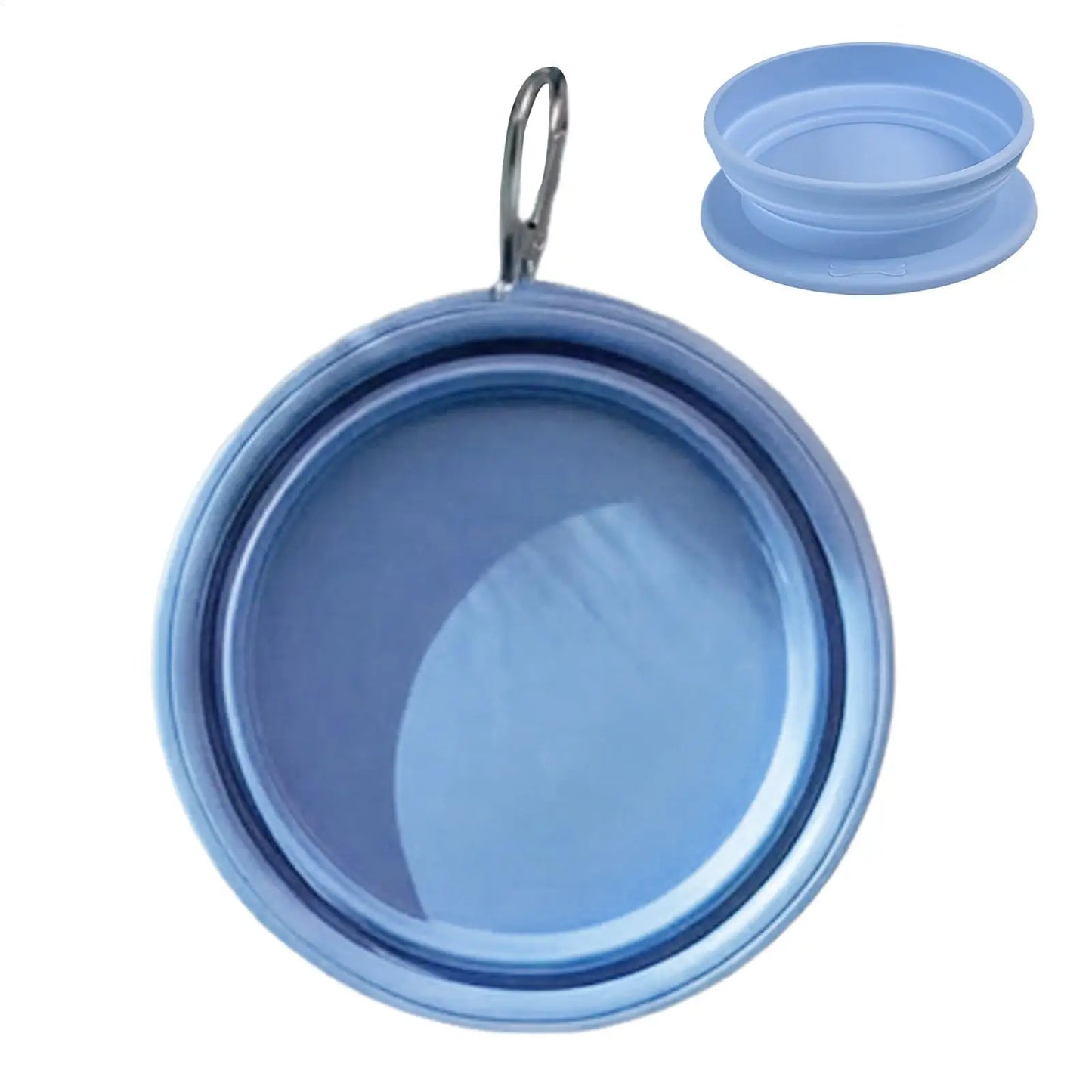 Foldable Silicone Pet Bowl – Portable Travel Food & Water Bowl