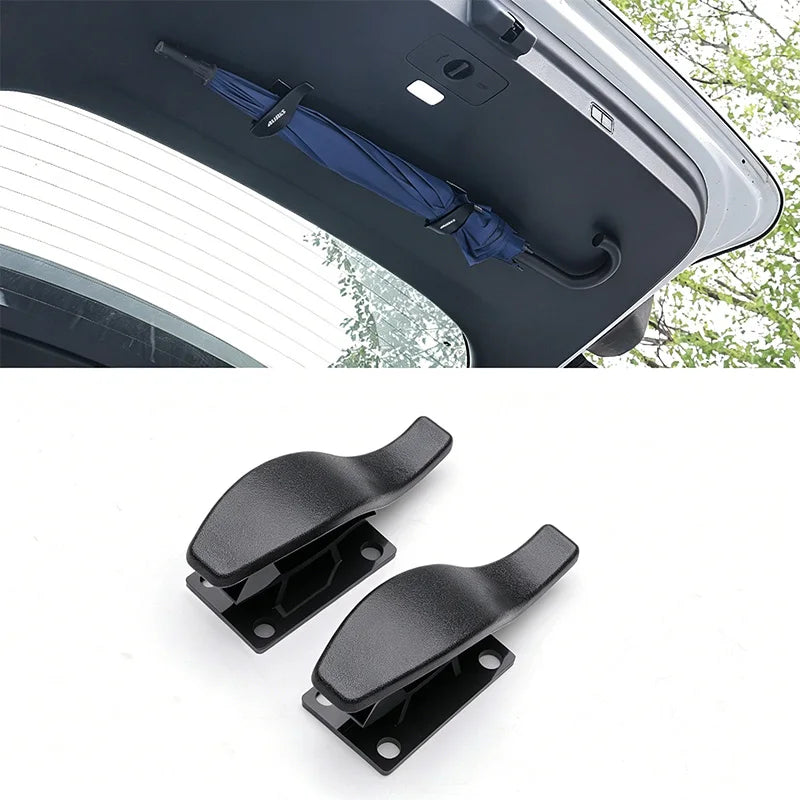1 Self-adhesive Car Umbrella Holders Trunk Storage Organizer Hook