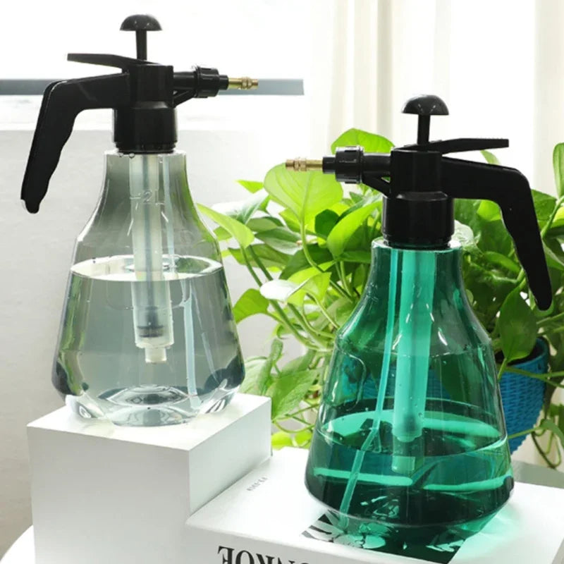 2L Manual Air Pressure type Spray Bottle Garden Small Plastic High pressure Sprayer Horticulture Watering-flower Spray Bottles Peaceful Pleasures Health and Wellness