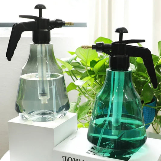 2L Manual Air Pressure type Spray Bottle Garden Small Plastic High pressure Sprayer Horticulture Watering-flower Spray Bottles Peaceful Pleasures Health and Wellness
