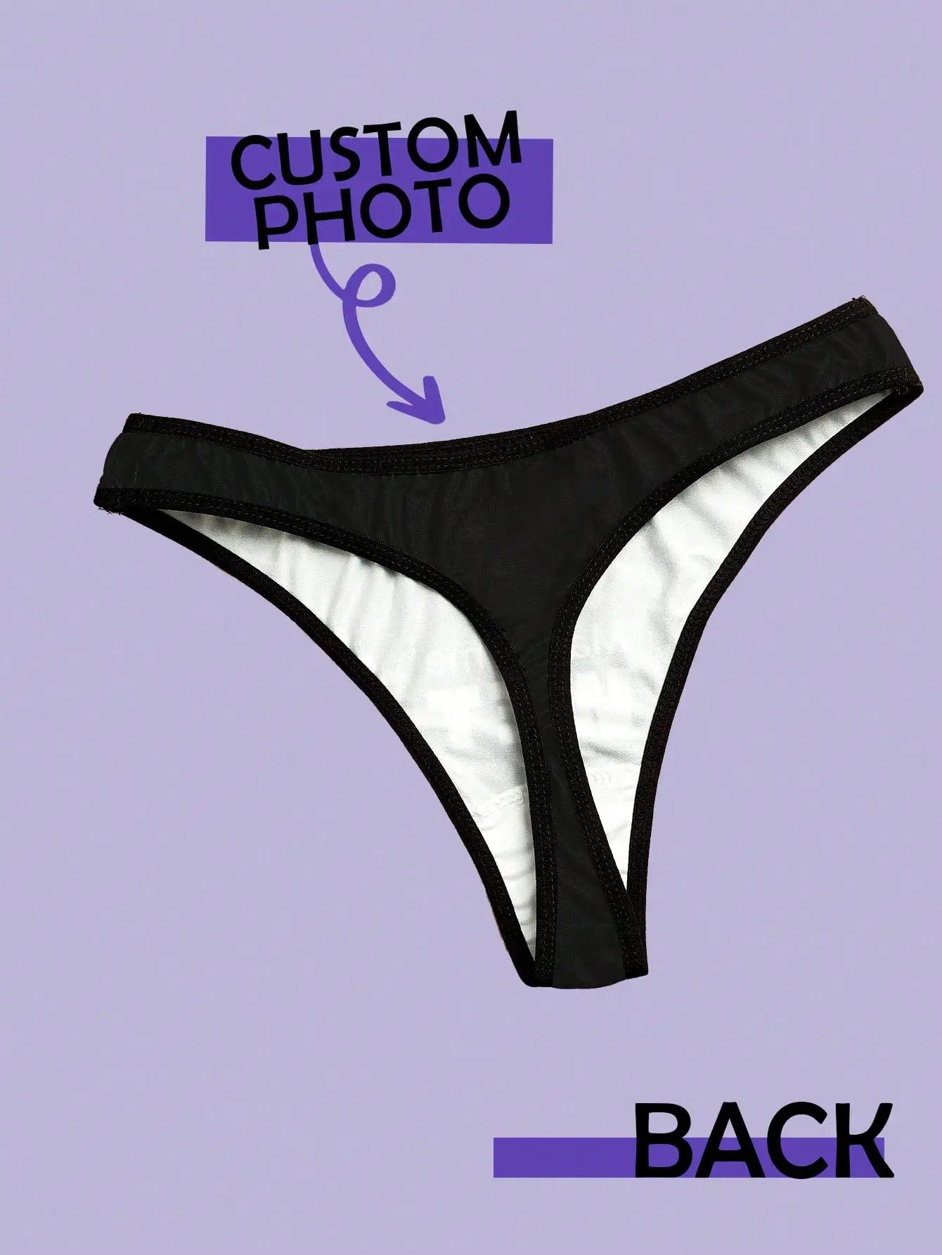 Custom Face Thong For Woman Custom Briefs Personalized Thong Personalized Underwear With Face Custom Valentines Day Thong Peaceful Pleasures Health and Wellness