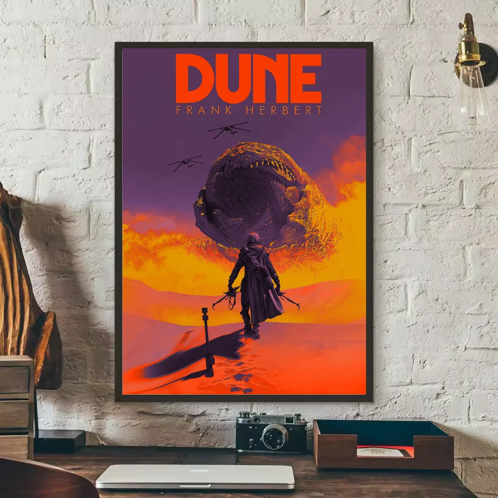 Dune Part 2 Movie Poster HD Waterproof PVC Wall Art Sticker Movie Wall Poster Peaceful Pleasures Health and Wellness