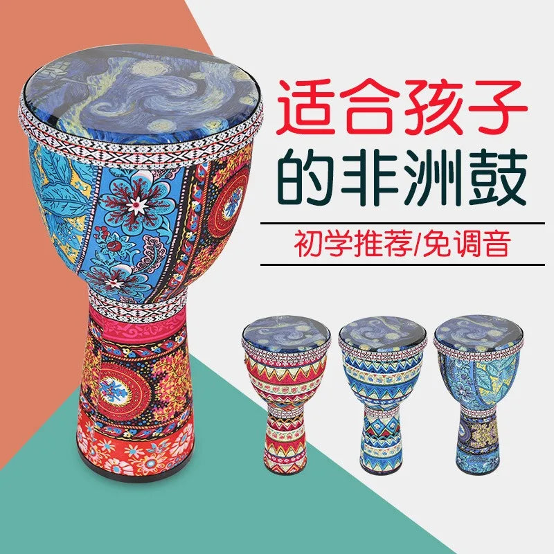 PVC Sheepskin African Drum Adult Children Beginner Carbon Fiber Ultra