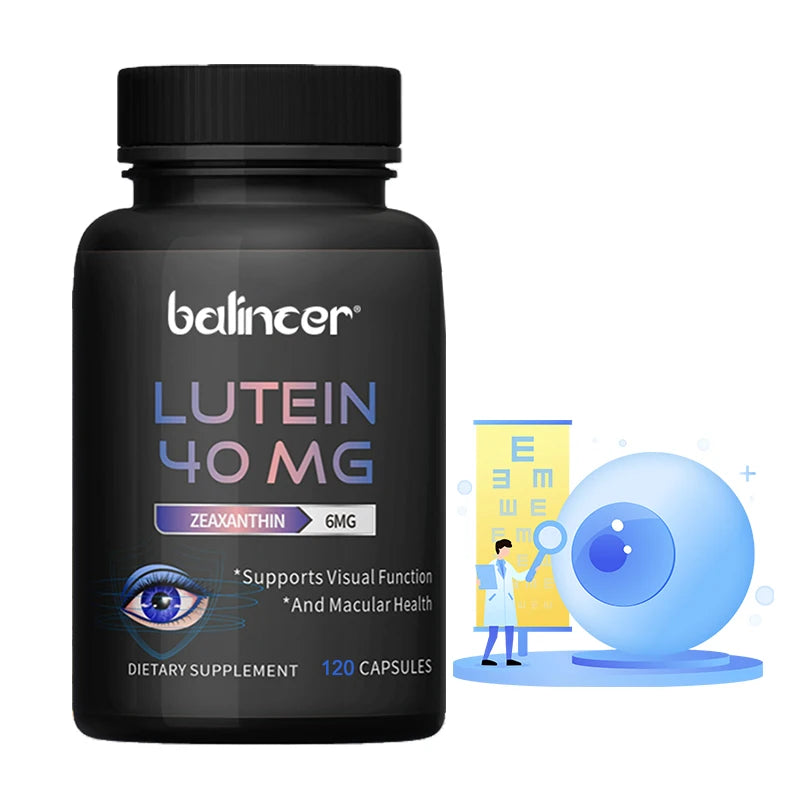 Lutein & Zeaxanthin - Eye Health Vitamins, Relieve Eye Fatigue, Protect Vision, Vision Health Dietary Supplement Peaceful Pleasures Health and Wellness