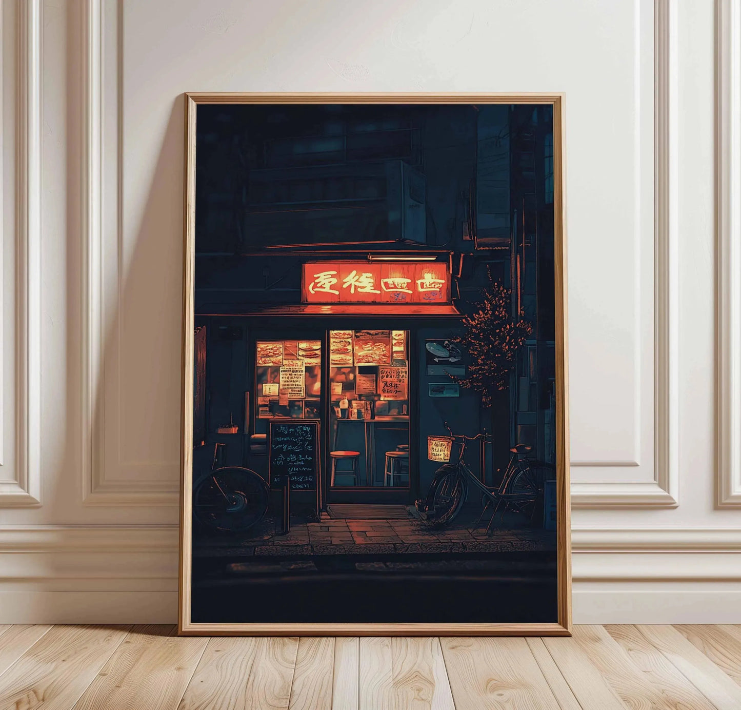 Anime Ramen Shop Canvas Print | Tokyo Street Wall Art