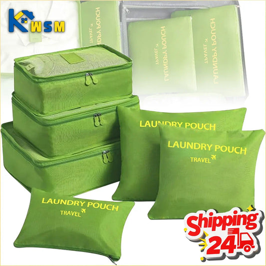 6-Piece Travel Packing Cubes Set | Luggage Organizer Bags Travel Packing Cubes Oasis Select