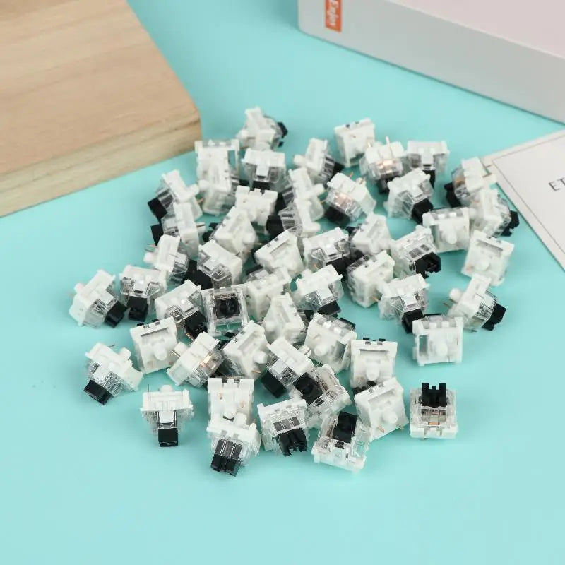 50Pcs 3 Pin Tactile Switch Plastic For Electrical Equipment Tools Keyboard Switch Keyboard Clicker Key Replacement Peaceful Pleasures Health and Wellness 50pcs Black