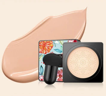 Air Cushion Foundation Concealer Whitening Liquid foundation Waterproof Brighten Face Base Makeup Peaceful Pleasures Health and Wellness 01Natural Color