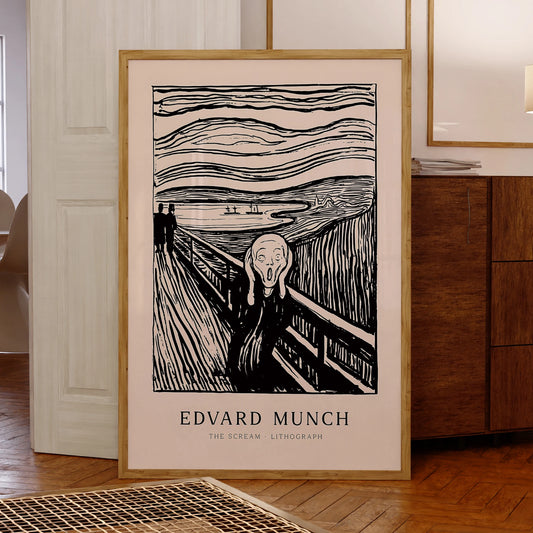 Edvard Munch The Scream Canvas Wall Art Print | Home Decor Canvas Wall Art Print Peaceful Pleasures Health and Wellness