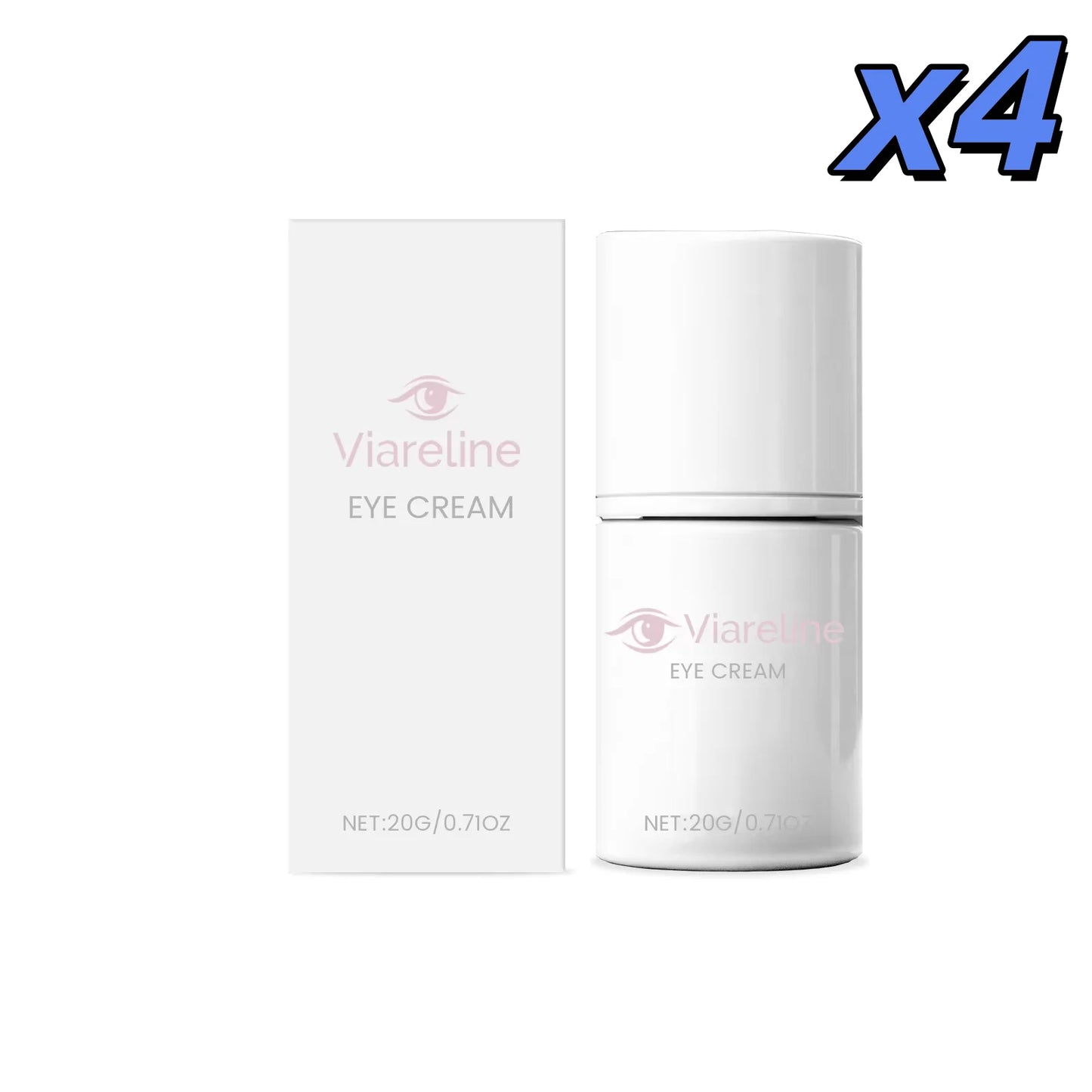20g Firming Eye Cream Lightening Dark Circles Remove Eye Bags Puffiness Moisturizing Increase Elasticity Repair Serum Eye Cream Peaceful Pleasures Health and Wellness 4 x 20g boxed