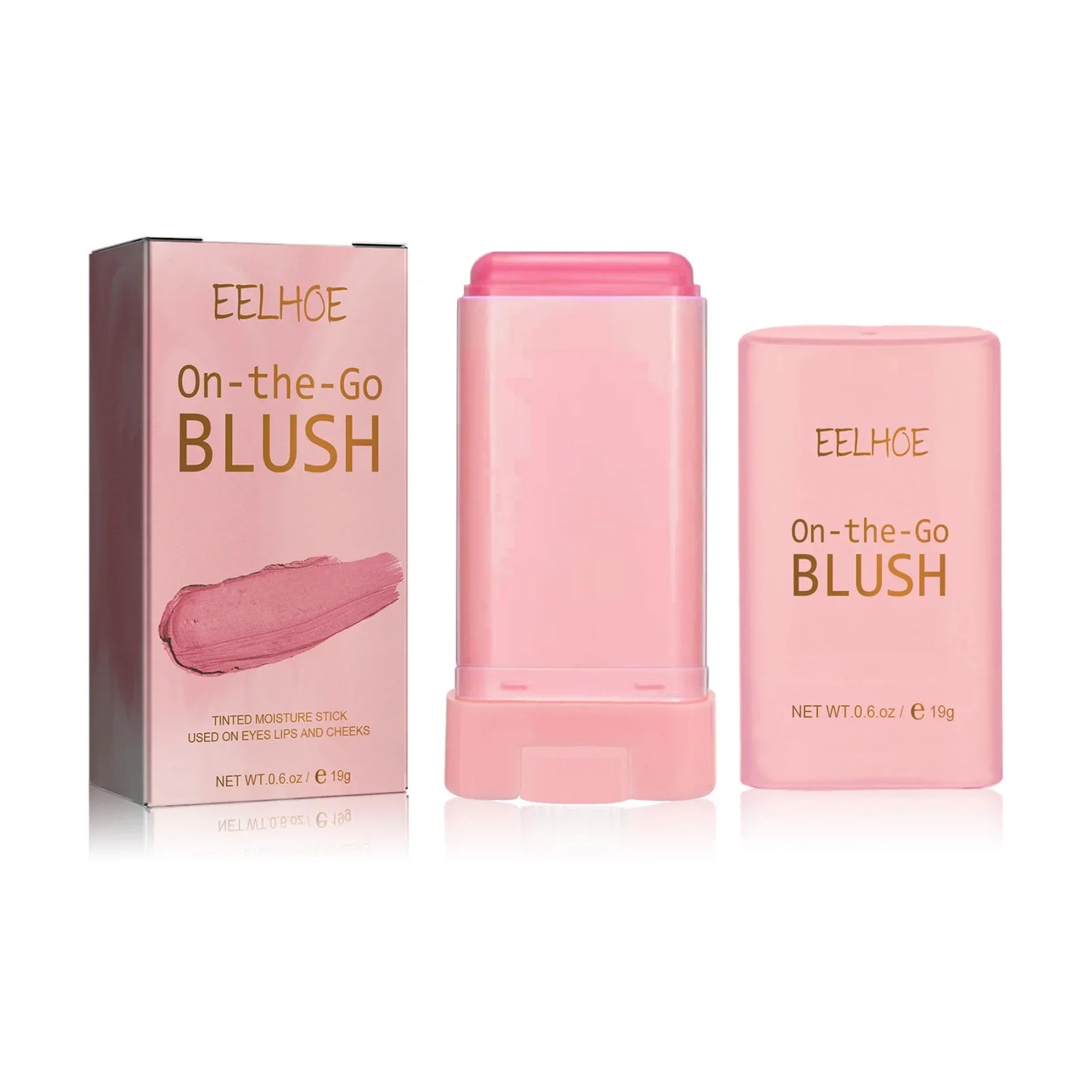 EELHOE Cream Blush Stick – Cheek Tint, Contour & Eye Shadow