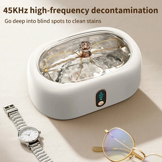 Digital Ultrasonic Cleaner Vibration Cleaning Machine Sonicator Bath for Jewelry Watch Glasses Circuit Board Parts Peaceful Pleasures Health and Wellness