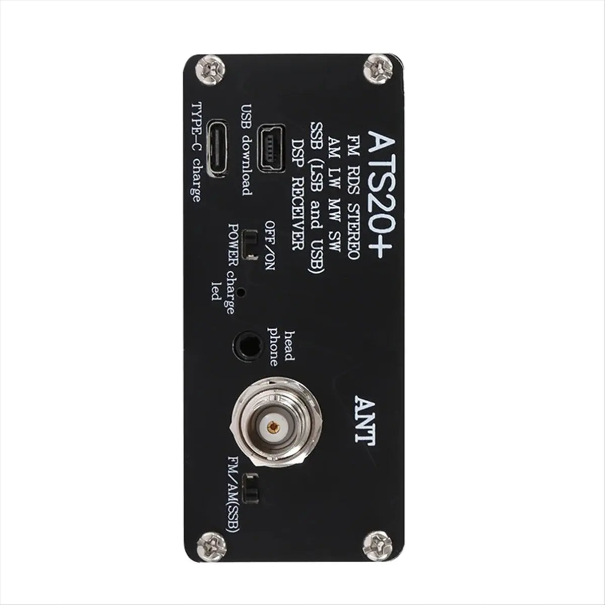 *ABDH ATS-20+ Plus V2 SI4732 SDR Radio Receiver with OLED Display FM AM SW SSB USB Rechargeable Peaceful Pleasures Health and Wellness