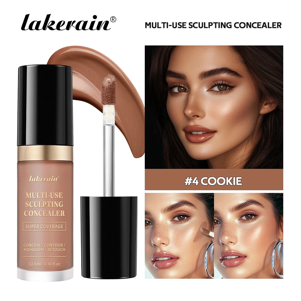 Lakerain 5-Color Waterproof Matte Concealer | Full Coverage