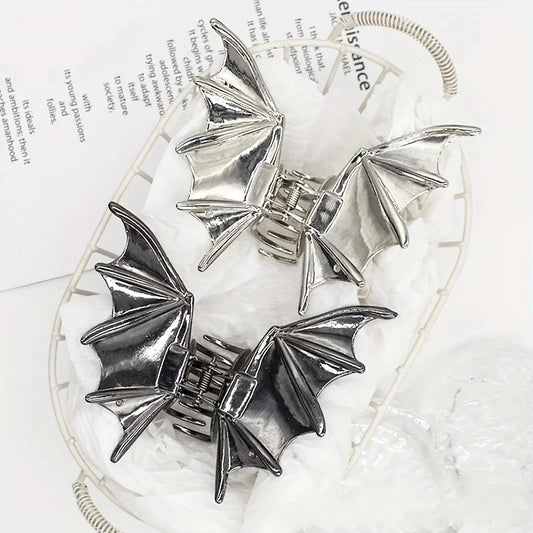 Elegant Metal Bat Hairpin – Strong Grip Hair Claw Clip Peaceful Pleasures Health and Wellness