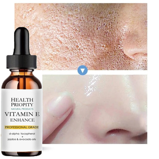 Face Essence Essential OilsVitamin E Skin Oil 100% Nature Face Serum Anti-Wrinkle Moisturizing Tight Whitening Skin Care Essence Peaceful Pleasures Health and Wellness 5ml