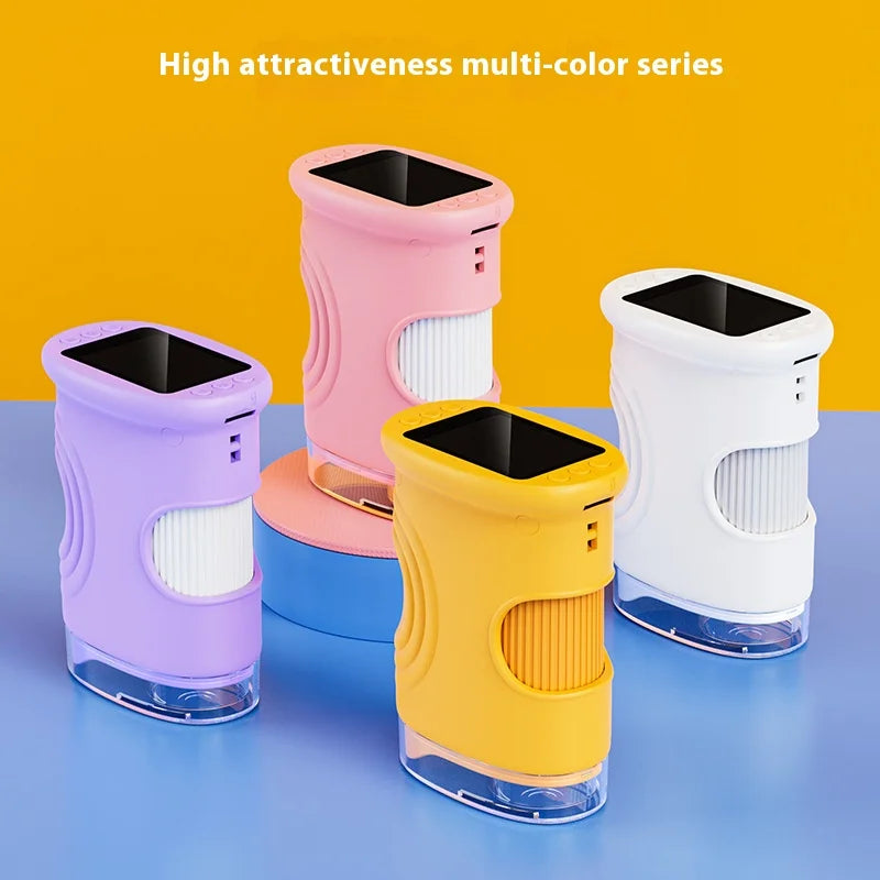 Handheld 2.0-Inch Children's Digital Microscope for Outdoor Exploration with 1000X High-Definition Magnification Peaceful Pleasures Health and Wellness