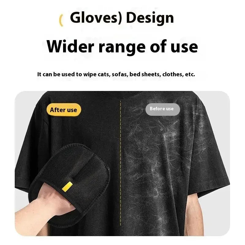 Pet Hair Remover Glove – Cat & Dog Fur Scraper Brush Pet Hair Remover Peaceful Pleasures Health and Wellness