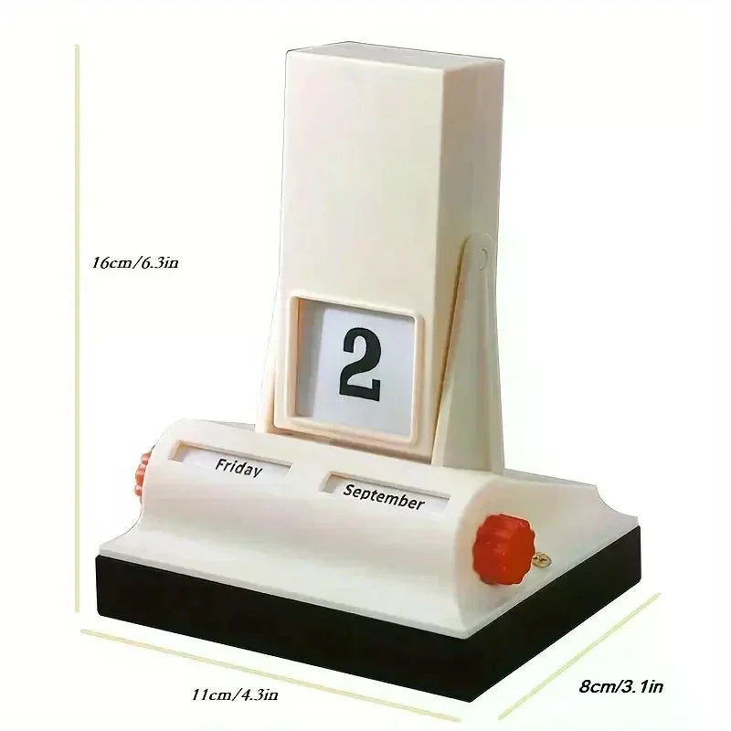 Flip Perpetual Desk Calendar – Tabletop Ornament, Home & Office