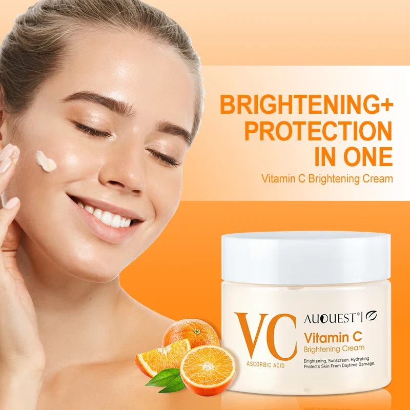 AUQUEST Vitamin C Brightening Face Cream – 50ml | Dark Spots