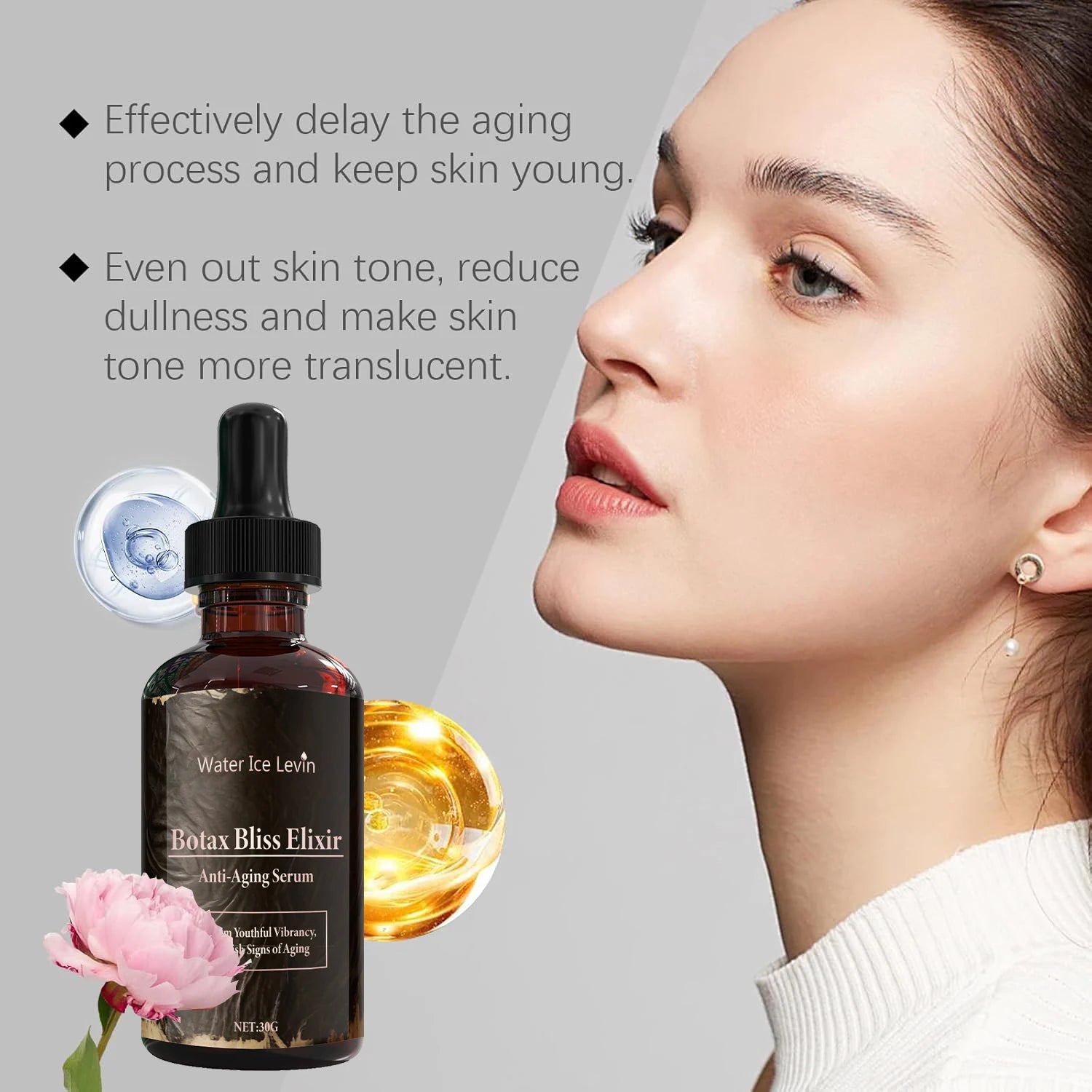 Anti-Aging Face Serum with Retinol & Bee Venom | Botax Bliss Anti-Aging Face Serum Peaceful Pleasures Health and Wellness