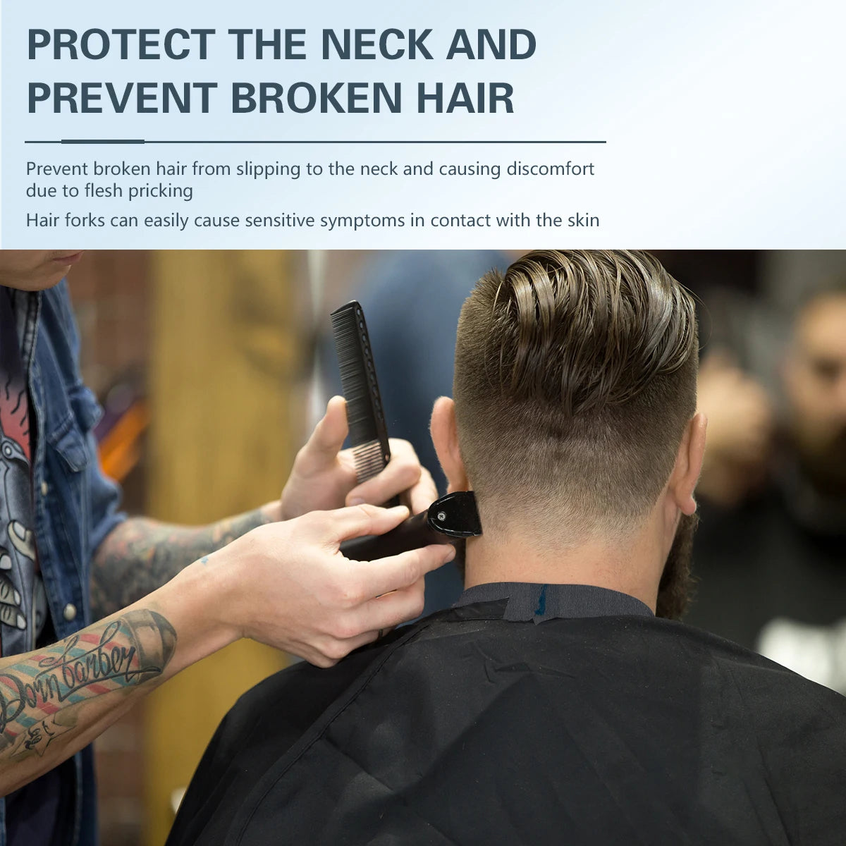 Barber Neck Strips Disposable & Flexible Paper Neck Strips Barber Supplies for Salon Hair Cutting & Stylist Water Resistant Peaceful Pleasures Health and Wellness